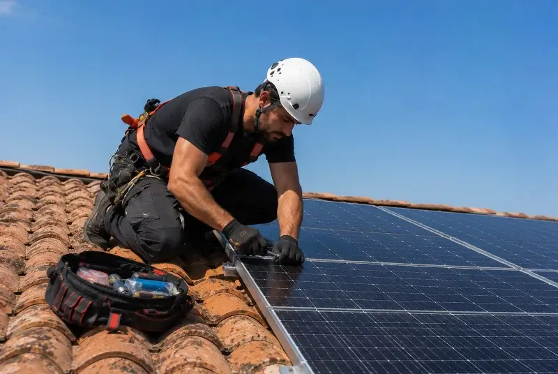 Maintenance et monitoring de panneaux solaires à Schwindratzheim